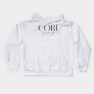 Cori Family EST. 2020, Surname, Cori Kids Hoodie